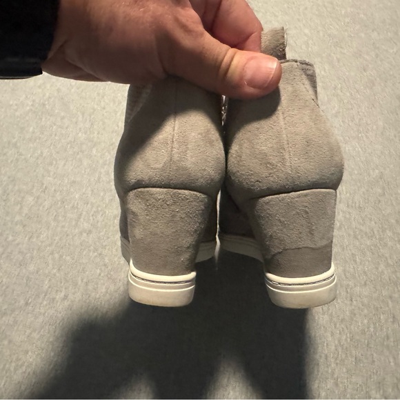 Paolo Light Gray Ankle Booties Size 8.5 - Picture 7 of 11